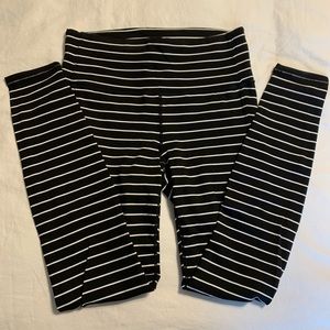 Athleta striped leggings. Size Small